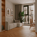 Фотографии в интерьере, Ламинат Norland Herringbone Elegant Strong Дуб Наксос