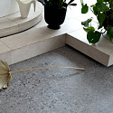 Фотографии в интерьере, ПВХ плитка, кварц виниловый ламинат Vinilam Ceramo Stone Glue Терраццо