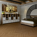 Фотографии в интерьере, ПВХ плитка, кварц виниловый ламинат Damy Floor London Лидс