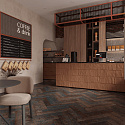 Фотографии в интерьере, SPC ламинат Alpine Floor Адамант Паркет Сирокко
