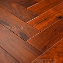 Фотографии в интерьере, Инженерная доска Dw Flooring Ёлочка Орех Золотисто-коричневый 600x90x14