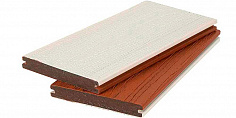 Террасная доска дпк полнотелая Terradeck eXterra 140 белоснежный клен 4000x140x20