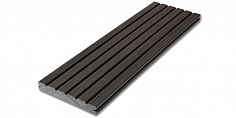 Террасная доска дпк полнотелая Terradeck Massive Pro черный 4000x150x20