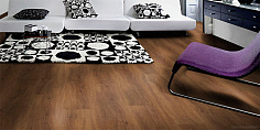 ПВХ плитка, кварц виниловый ламинат Kahrs Luxury Tiles Wood Redwood (с подложкой) LTCLW2101-172