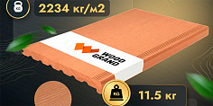 Купить Ступень Woodgrand полнотелая из МПК с тиснением Орех 3000x320x24 мм 