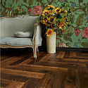 Фотографии в интерьере, ПВХ плитка, кварц виниловый ламинат Vinilam Parquet Herringbone Парижский