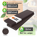 Фотографии в интерьере, Террасная доска Woodgrand из ДПК Коэкструзия Венге 4000x150x22 мм